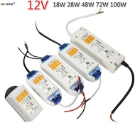 【Worth-Buy】 12 Volt Power Supply 12v Led Driver 18w 28w 48w 72w 100w Ac 110v 220v To 12v Dc Lighting Transformer Adapter For Led Strip Cctv