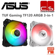 Asus TUF Gaming TF120 ARGB 3 in 1 Chassis Fan - Black/White