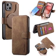 Magnetic Leather Case Cover For For iPhone 17 17 Air 17Pro 17Pro max iPhone 16 16Pro 16Pro max iPhon