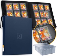 X PRO Toploader Binder | ถือ252 Toploaders | 20 Toploaders รวม | 9-Pocket Top Loader Binder | กระเป๋