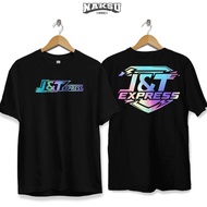 KAOS EXPEDISI JNT EXPRESS BAJU KURIR PAKET UNISEX
