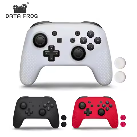 DATA FROG Soft Silicone Case Compatible-Switch Pro Controller Protective Skin Cover Grips For Switch