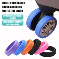 🔥SG stock🔥8 PCS Luggage Wheel Cover, Luggage Suitcase Wheels Protector Covers, Luggage Wheel Protect