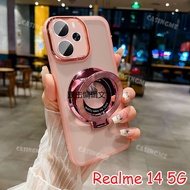 For Realme 14 5G 2025 Magnetic Stand Casing For Realme 14 14Pro 14x 14+ 5G Realme 14 14 Pro 14 x 14 