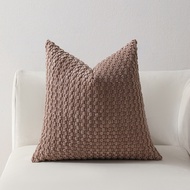 New Corduroy 3D Bubble Throw Pillowcase Soft High‑Quality Cushion Cover Cream Yellow Bean Green Soli