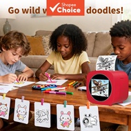 Portable Pocket Printer Smart AI Voice Image Generator Creative Graffiti Safe ABS Material For Kids 