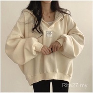 200斤特大码短款卫衣女大口领春秋冬胖MM300斤加绒加厚连帽上衣bfFat pulssize oversize Sweatshirts