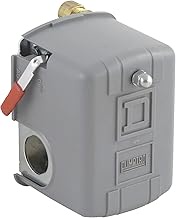 Square D by Schneider Electric 9013FSG2J24M4 Air-Pump Pressure Switch, NEMA 1, 40-60 psi Pressure Se