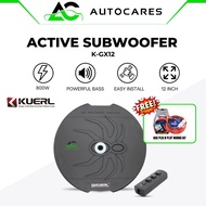 [FREE Wiring Kit] 12" Spare Tire Active Subwoofer KUERL | K-GX12 with Remote Control Kereta Spare Ti