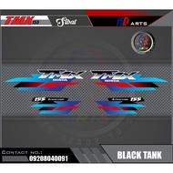 Honda TMX 155  "Sibat"  : Customized Motorcycle Decals, Laminated, NO Fade, with Freebies