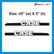 Case Sticker Crane Backhoe Excavator Sticker Lorry Sticker (pelekat) 214 214e 3cx 3dx Extra 580m 580
