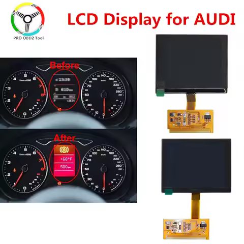 For Audi LCD Display A3 A4 A6 S3 S4 S6 for VW VDO for Audi VDO LCD Cluster Dashboard Repair Tool Dis