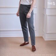 THE D men's medium-waisted Khaki pants, REGULAR FIT shape, High quality Khaki material, slightly ela