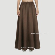 MSP CYRENE FLOWY SATIN SKIRT