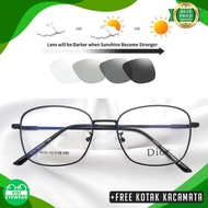 [PROMO] Kacamata 6639 Photocromic Anti Radiasi UV Model persegi