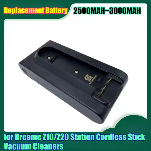 5000mAh 28.8V/29.6V High-Capacity Replacement Battery for Dreame Z10/Z20 Station Cordless Stick Vacu