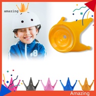 AMAZ- Helmet Crown Decor with Suction Cup Silicone Cute Motorcycle Helmet Crown for Kids