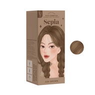 KOTA COSMETICS สีย้อมผม KOTA SEPIA ผสมโสมเกาหลี ไม่มีกลิ่นฉุน ย้อมง่าย สี Ash Brown