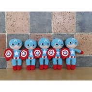 Amigurumi Captain America/ Captain America knitted doll