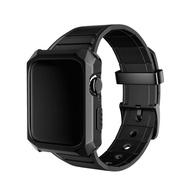I TECH Shock Resistant Silicone Sport Band Case + Strap For iWatch Series 45mm 44mm 42mm 41mm 40mm 3