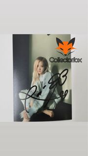 BLACKPINK Rosé 親筆簽名相
