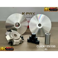 🇹🇭KPAX RACING PULLEY SET CLICK125I / CLICK150I（ PULLEY & DRIVE FACE & BACK PLATE & SLIDER & WASHER