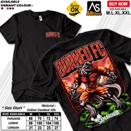 KATUN BORNEO FC Samarinda Men's Football T-Shirt BORNEO1 Short Sleeve CottonWanita