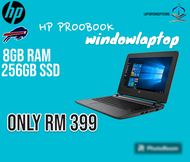 LAPTOP HP PROBOOK HD DISPLAY 8GB RAM 256GB SSD STORAGE