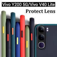 Vivo Y300 5G/Vivo Y19S/Y200 5G Soft Edge Case Hard Back Camera Cover V40 Lite/Vivo Y200 5G Direct Mo