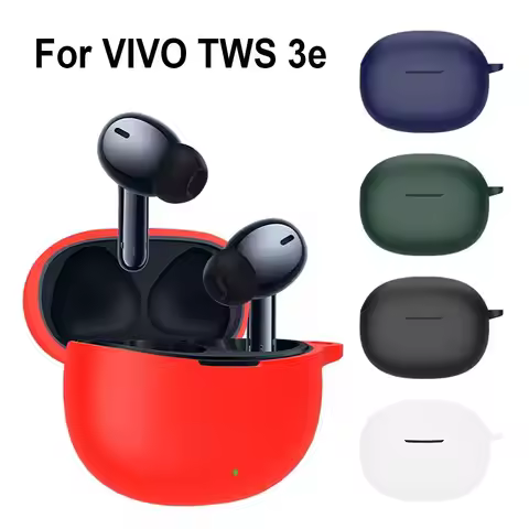 Earbuds Headphone Protective Case Silicone Dustproof Wireless Earphone Shell Anti-drop Soild Color f