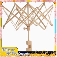 【D&F】Yarn Swift,Wooden Yarn Umbrella for Winding, Crochet Accessories, Cool Gift for Crocheters and 