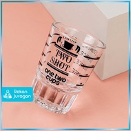 One Two Cups Expresso Shot Glass Coffee Cup 60ml - MD19
