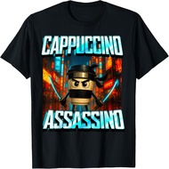 Cappuccino Assassino Brainrot Italian Meme T-Shirt