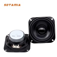SOTAMIA 2Pcs 4 Inch Square Waterproof Speaker 8 Ohm 10W Full Range Audio Music Power Loudspeaker DIY