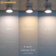 Bst Ready H366 3In1 Led Downlight or Warm White Inbow Round