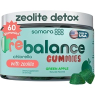 Zeolite Detox for Kids & Adults, Heavy Metal Zeolite & Chlorella Detox Gummies, Alternative to Activ