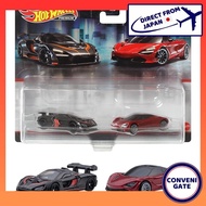 [From JAPAN] Hot Wheels Premium 2 Pack McLaren Senna / McLaren 720S [3yrs~] HFF97 Black/Red