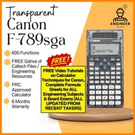 ◞ ➟ ✓ Canon f-789sga Transparent Scientific Calculator Canon F 789sga Canon f789sga
