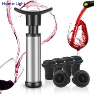 Wine Saver Pump Kit with 6 Reusable Leak-Free Joystick Air Bottle Stoppers Keep Wine Fresh Wine Pump Preserver Saver Kit Reusable Vacuum Bottle Stoppers