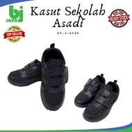 BJJAYA Kasut Sekolah ASADI Hitam / Unisex ASADI Black School Shoes