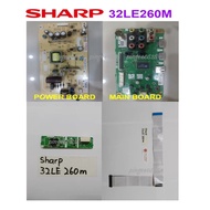 SHARP LED TV LC32LE260M 32LE260M LC-32LE260M LC-32LE265M Power Board QPWBGG409WJN2 Main QPWBNG492WJZ