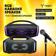 Wireless Karaoke Speaker, Family Party KTV Bluetooth Portable Speaker, RGB Light, Waterproof