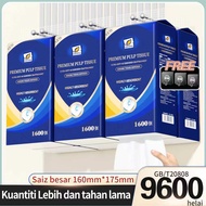 [6Packs] Zenho Tisu Gantung 5 Lapis Super Lembut - 9600 helai - Saiz 160mm x 175mm