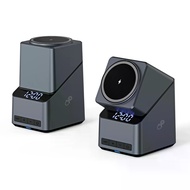 CWireless Charger with Clock for Iphone 12-16 Series(15W), Apple Watch(2.5W) and Airpods (5W)