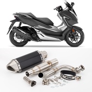 Motorcycle Modified Exhaust Pipe Muffler FORZA300 Exhaust Pipe Foza Muffler Forza 300 Front Section