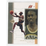 2001-02 Upper Deck Upper Decade Team UD7 Gary Payton INSERT (code 2260B3P33S1 & 2261B3P33S1sb1)