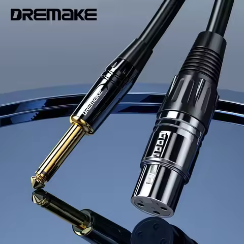 6.35mm 1/4 Inch TRS Male to XLR Male Audio Stereo Microphone Cable 6.5 mm 1/4 Inch to XLR Balanced S