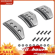 Car Aluminum Alloy Pedal Rest Pedal Cover Accelerator Pedal Cover Clutch Pedal Cover forManual Trans