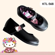 รองเท้านักเรียนเด็กหญิง Sanrio Hello Kitty (568)ของแท้ ถูกลิขสิทธิ์ รองเท้านักเรียนคิตตี้ รองเท้าคิตตี้ คลิปล็อค