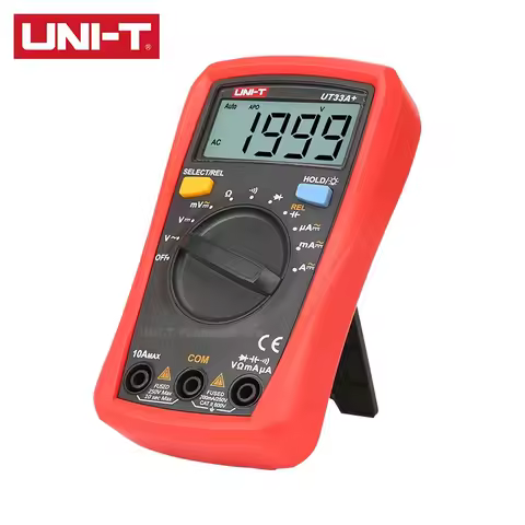 UNI-T UT33A UT33B UT33C UT33D Plus Pocket Multimeter Digital Ammeter Voltmeter Professional Resistan